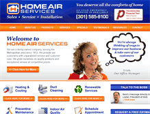 Tablet Screenshot of homeair.com